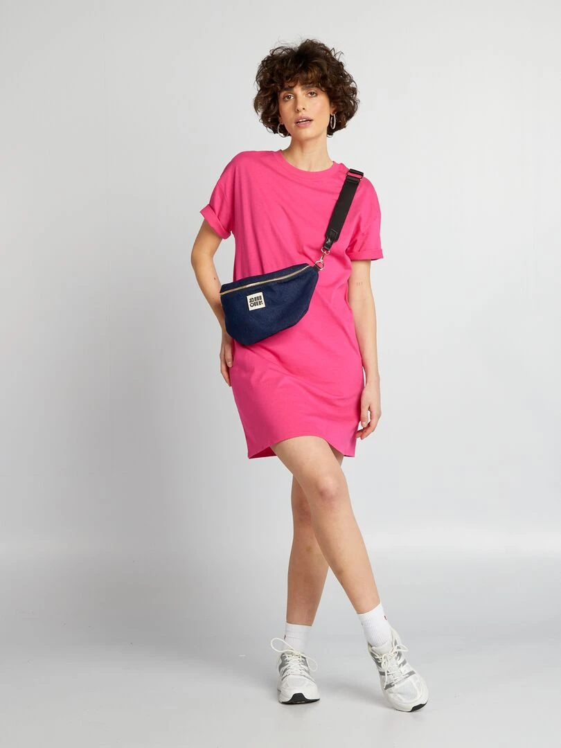 Robe t shirt Rose
