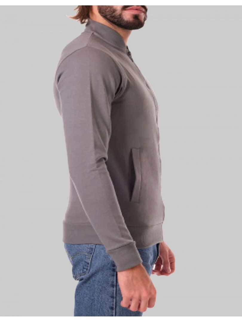 Gilet zippé Kebello Kaki