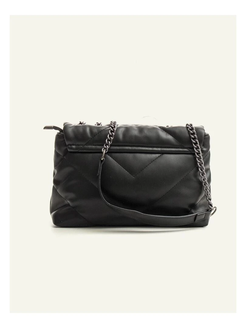 Sac similicuir bandoulière DL MARJORIE Noir