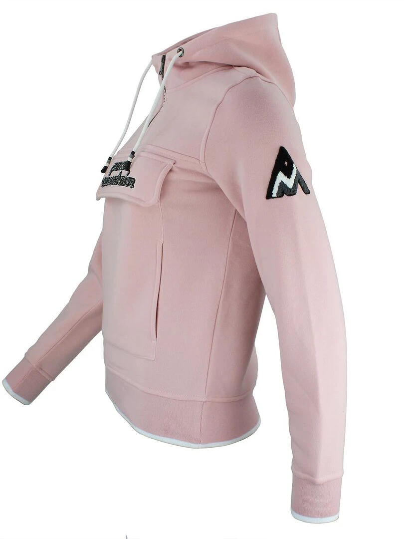 Sweat à capuche femme AFLOW   Rose