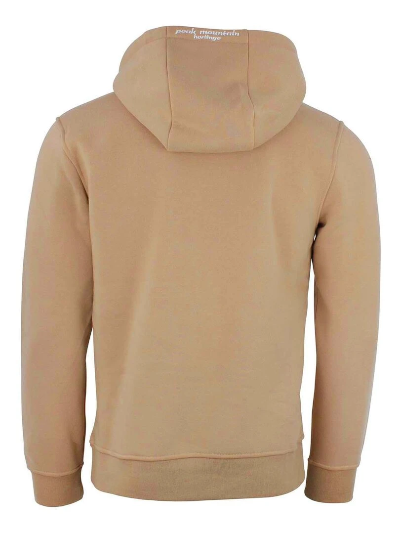 Sweat à capuche homme CONOR PEAK MOUNTAIN Marron caramel