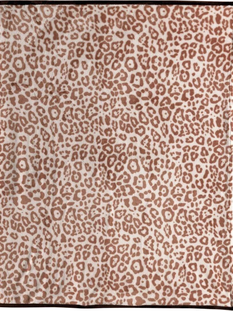 Plaid 130x160 cm Polyester Jag   Marron