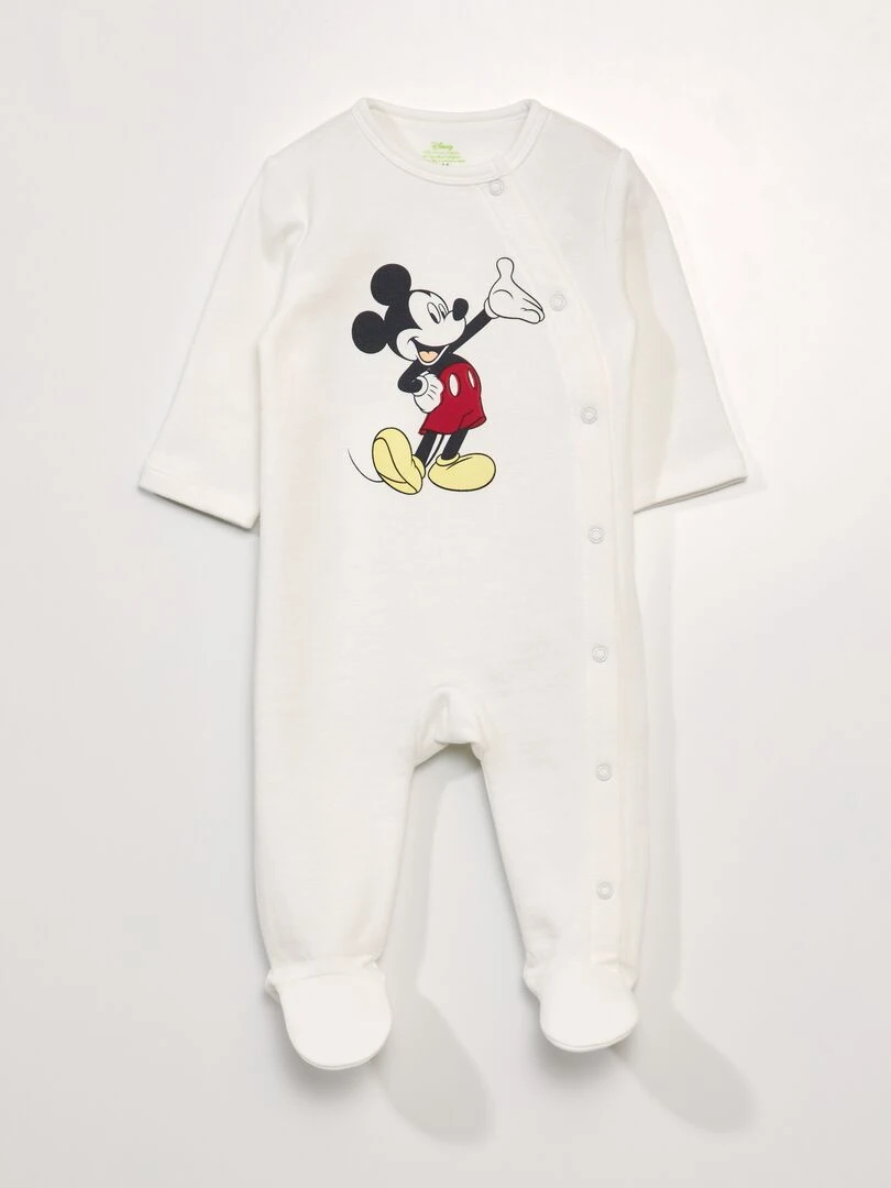 Pyjama dors bien 'Mickey' Blanc Mickey