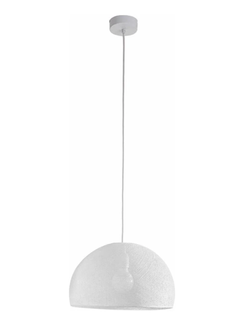 Suspension simple coupole 31cm Blanc