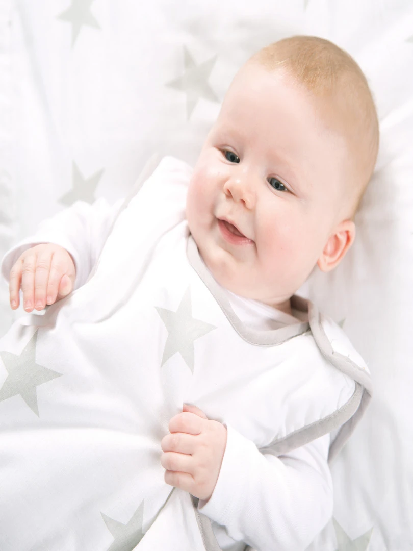 ROBA Gigoteuse Bébé "Little Stars"   Sac de Couchage  Toute L'année   Blanc