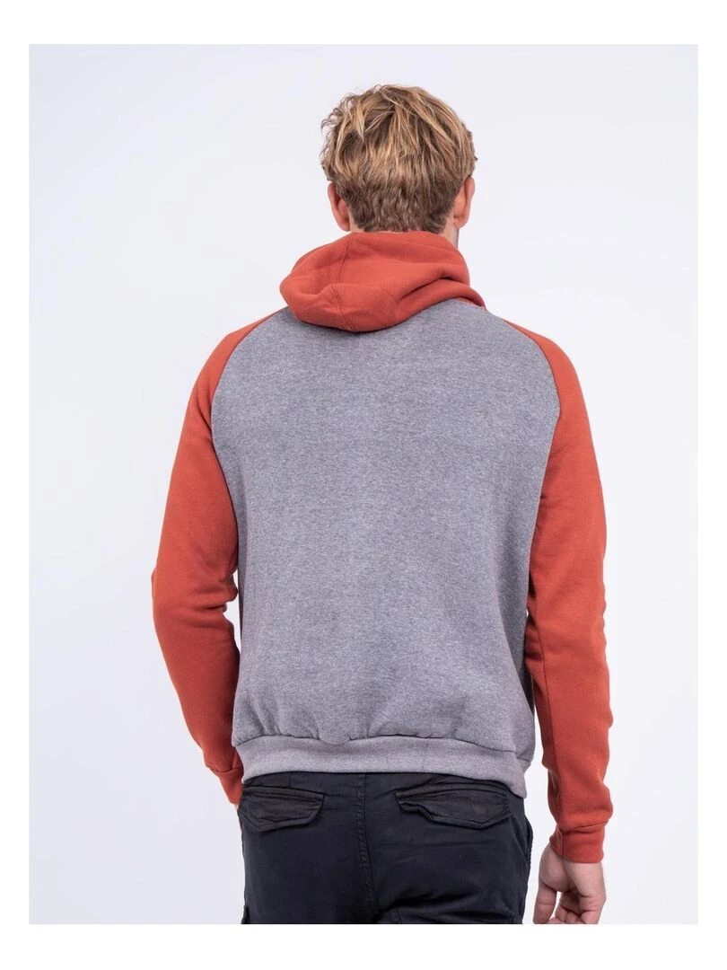 Sweat capuche WANDERLUST Rouge brique