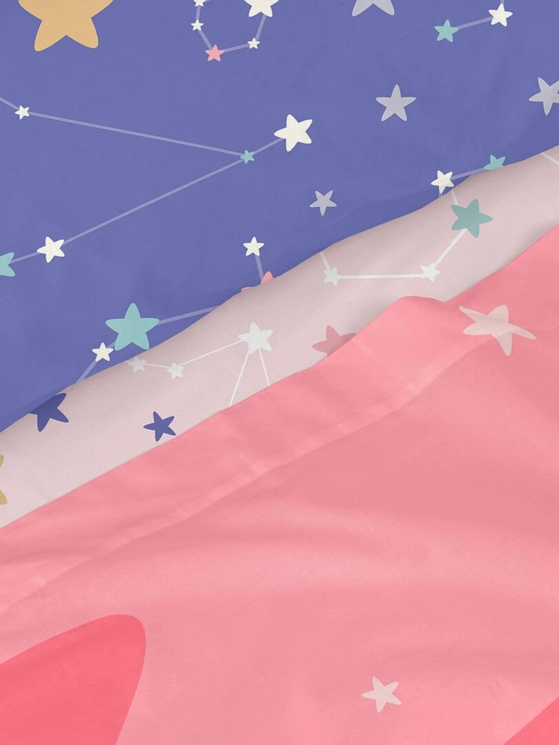 Parure de lit 2 pièces Moon dream "Happyfriday"   Blanc