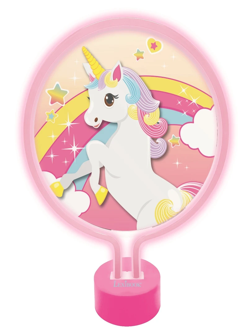 Lampe Néon Déco Licorne Transparent