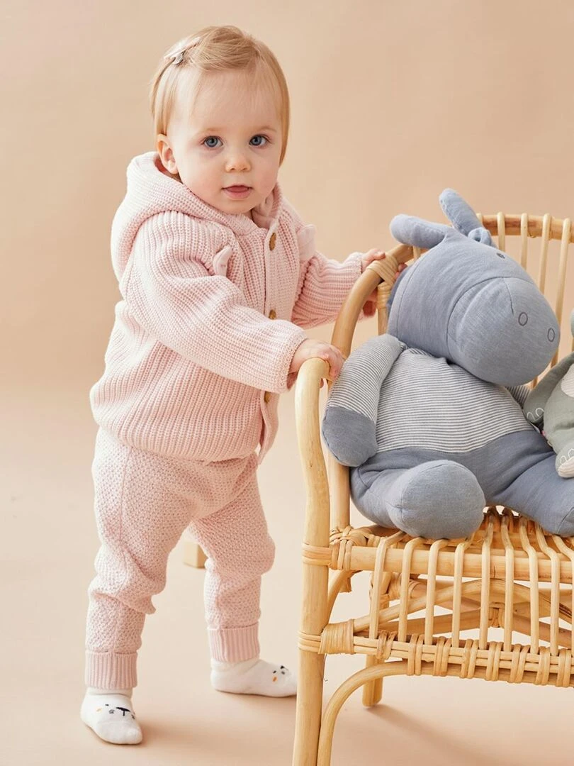 Pantalon en tricot clair Noukie's Rose