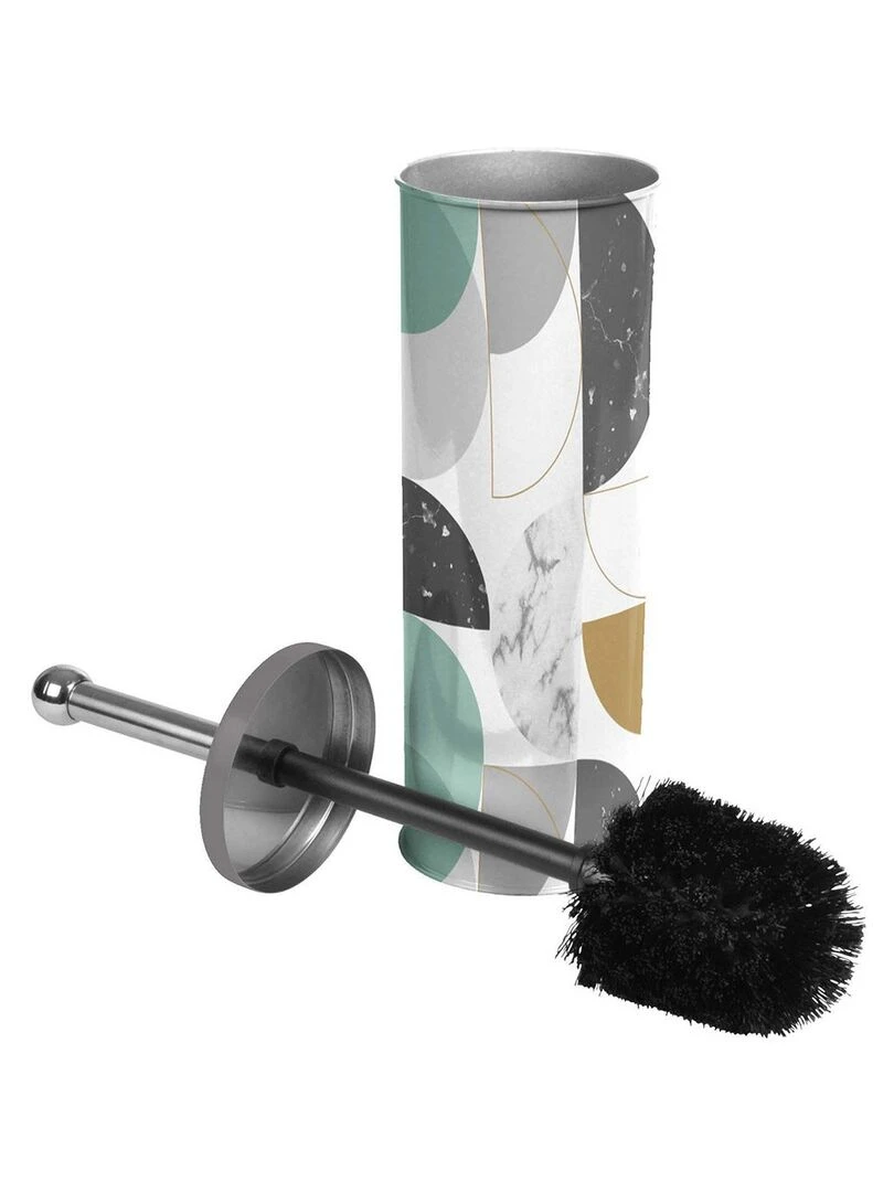 Brosse WC Geomarbre bleu Blanc