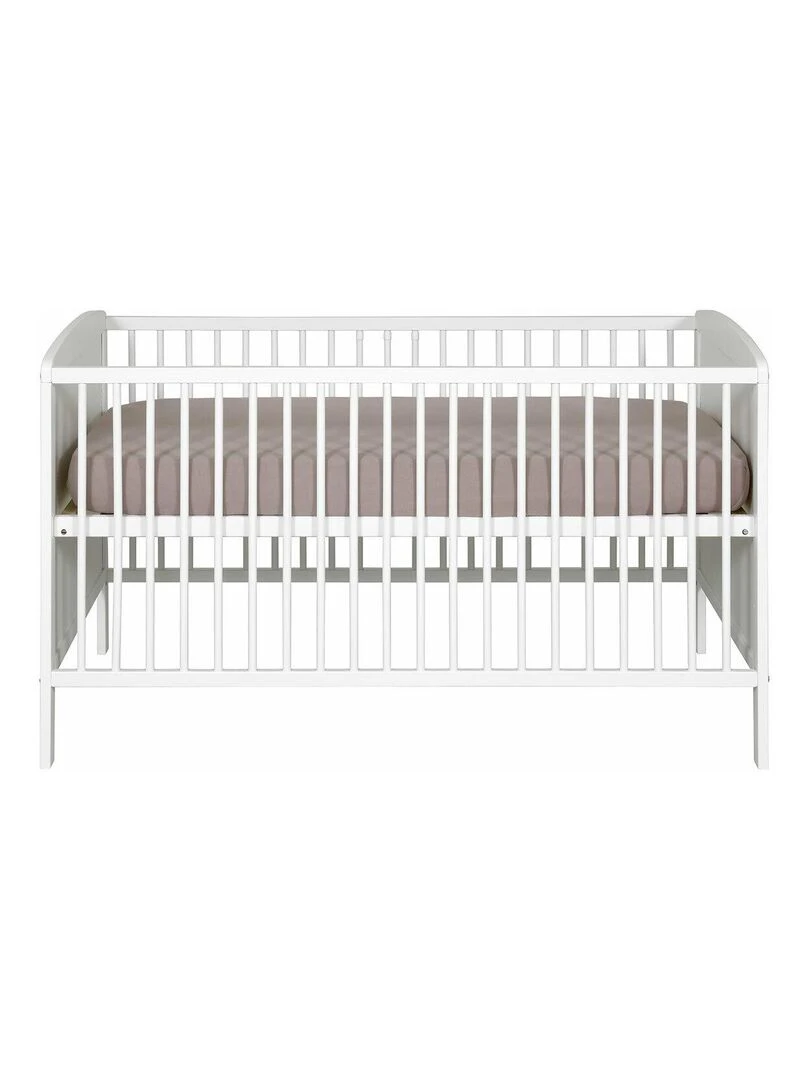 Lit bébé à barreaux Flocon   AKITEN RETAIL   Blanc