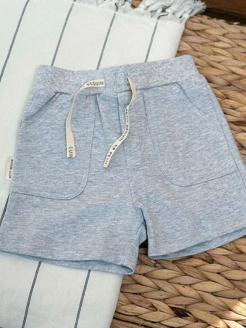 Bermuda enfant Paulo   Gris