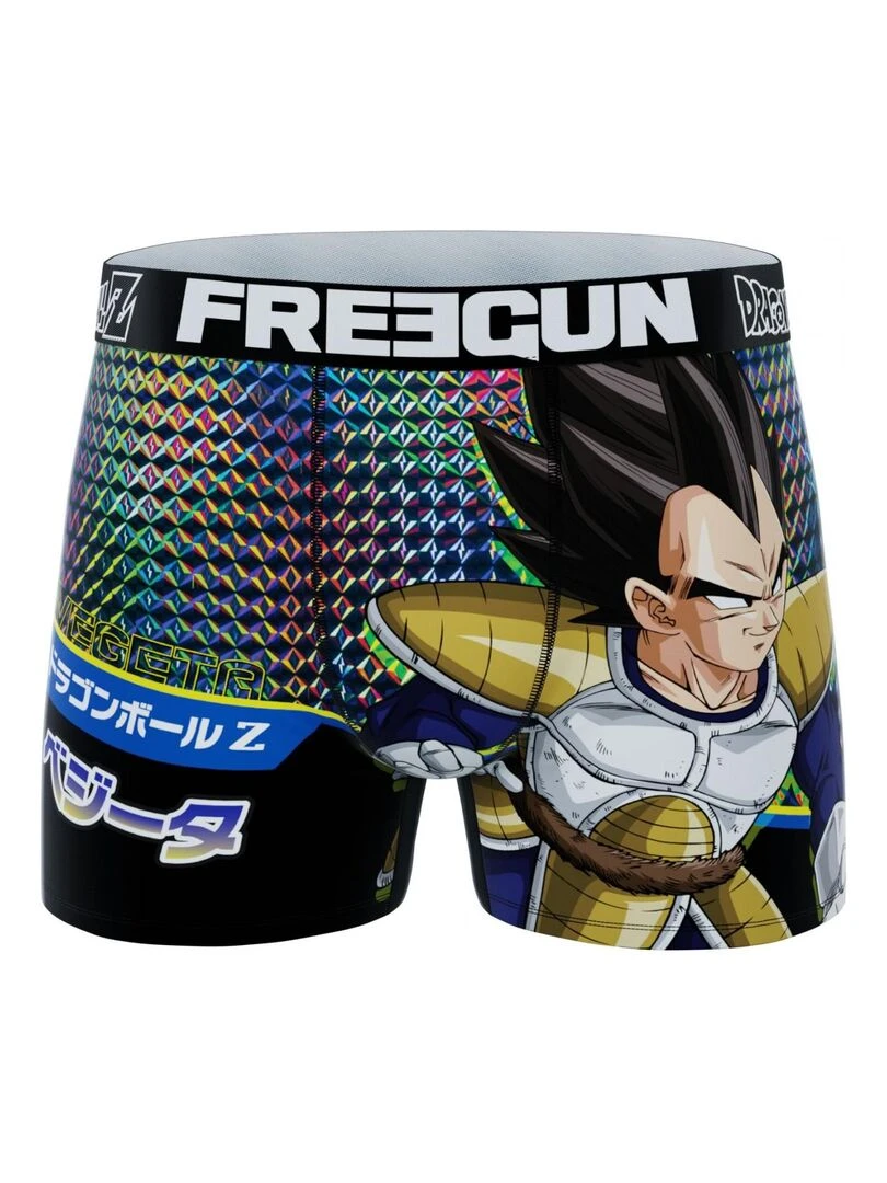Lot de 6 boxers homme Dragon Ball Z Freegun Noir