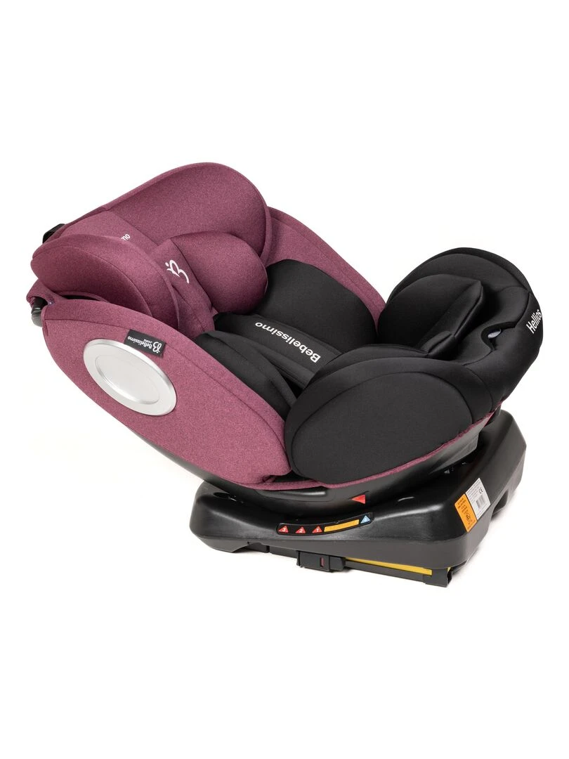 BEBELISSIMO   Siège auto Isofix   pivotant 360 °  groupe 0+/1/2/3   (0 36kg)   Hellios Plus   bordea   Bordeaux