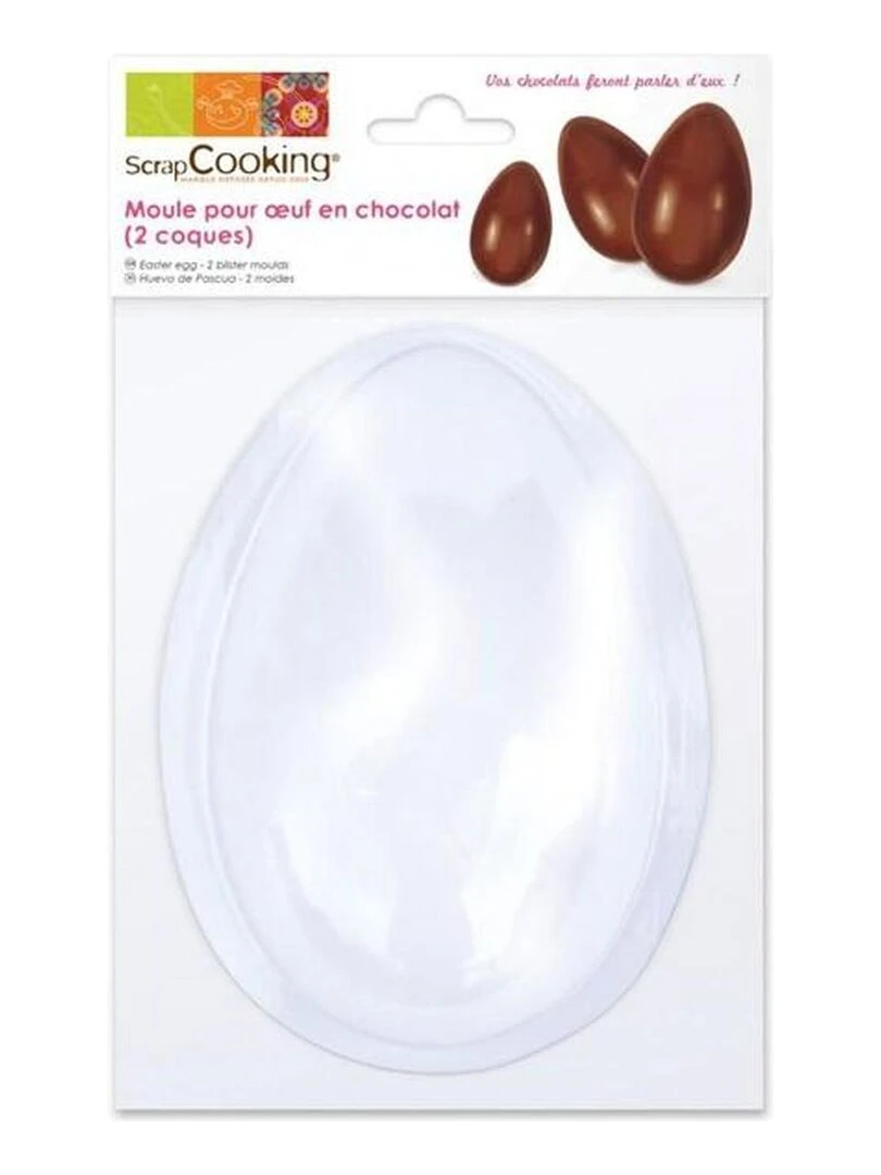 2 moules pour Oeuf en chocolat en PVC N/A