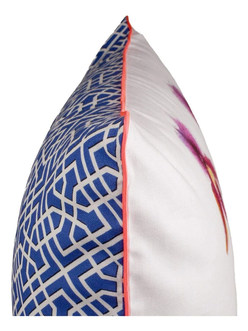Housse de coussin décoratif Slipper "Happyfriday"   Blanc