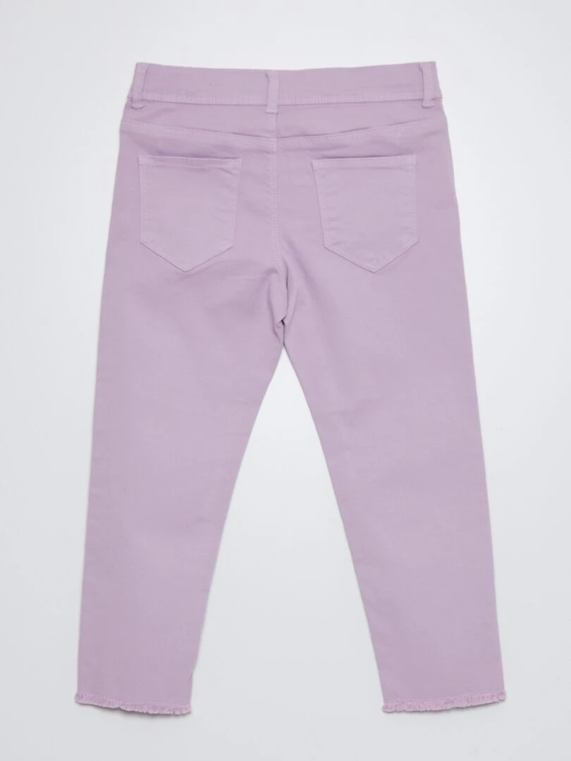 Pantacourt skinny à taille haute VIOLET
