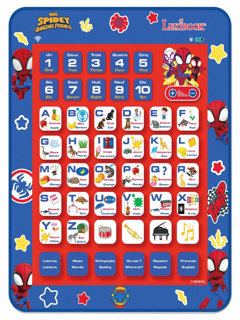 Tablette Éducative Bilingue Spiderman (fr/en) N/A