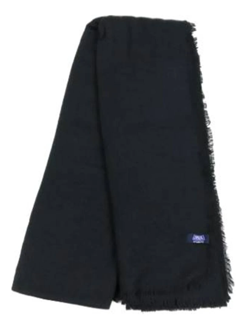 Chèche frangé Noir