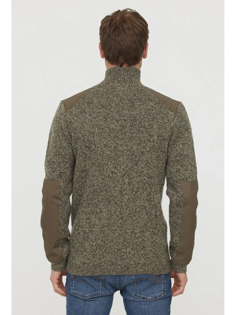 Lee Cooper   Pull manches longues polyester regular CENO   Kaki