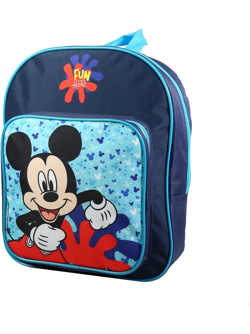 BAGTROTTER Sac à dos 31 cm avec poche maternelle Disney Mickey Bleu Bleu