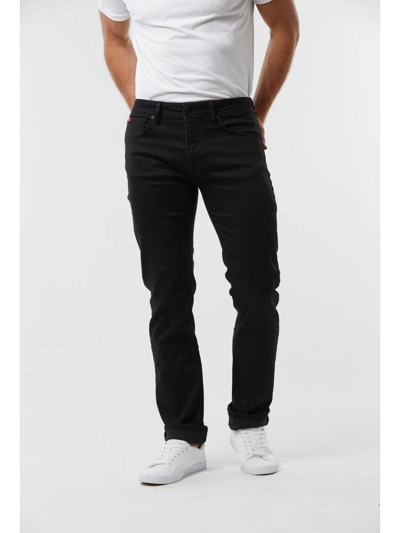 Lee Cooper   Pantalon coton straight LC126ZP   Noir