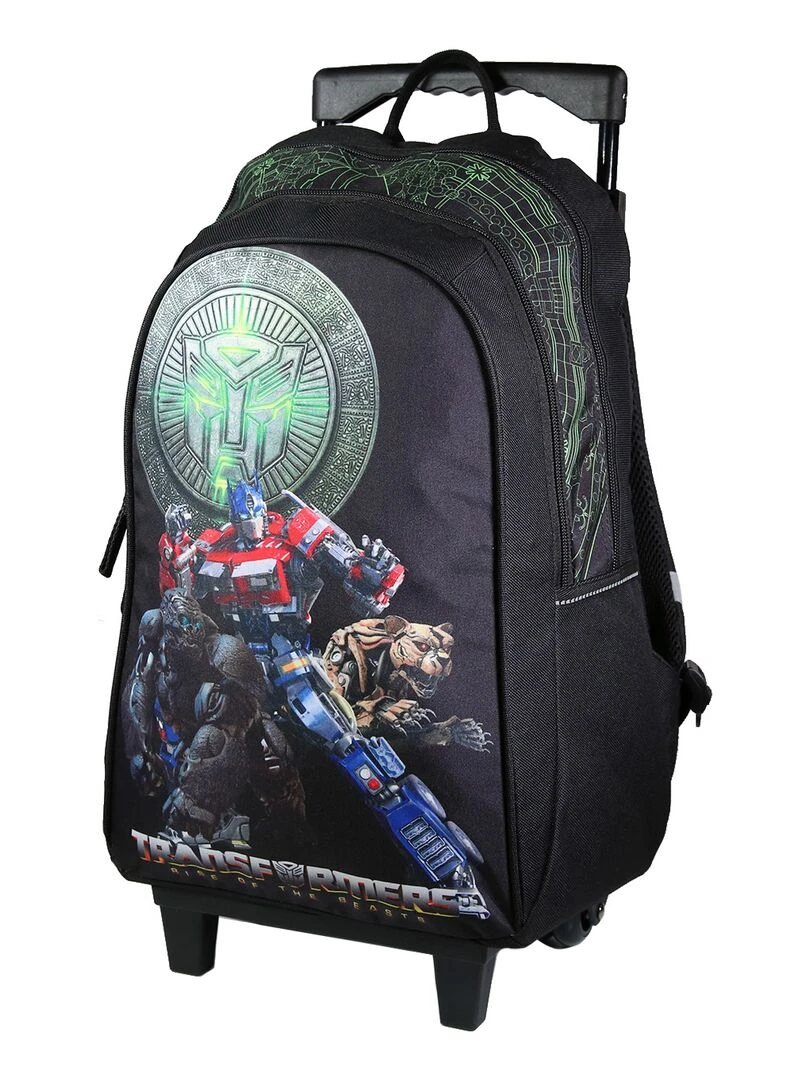 BAGTROTTER Sac à dos à roulettes 45 cm Transformers Noir Noir