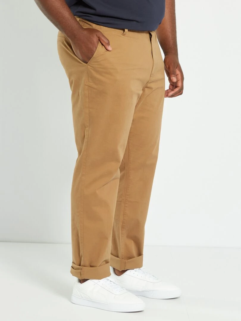 Chino slim   L34   marron