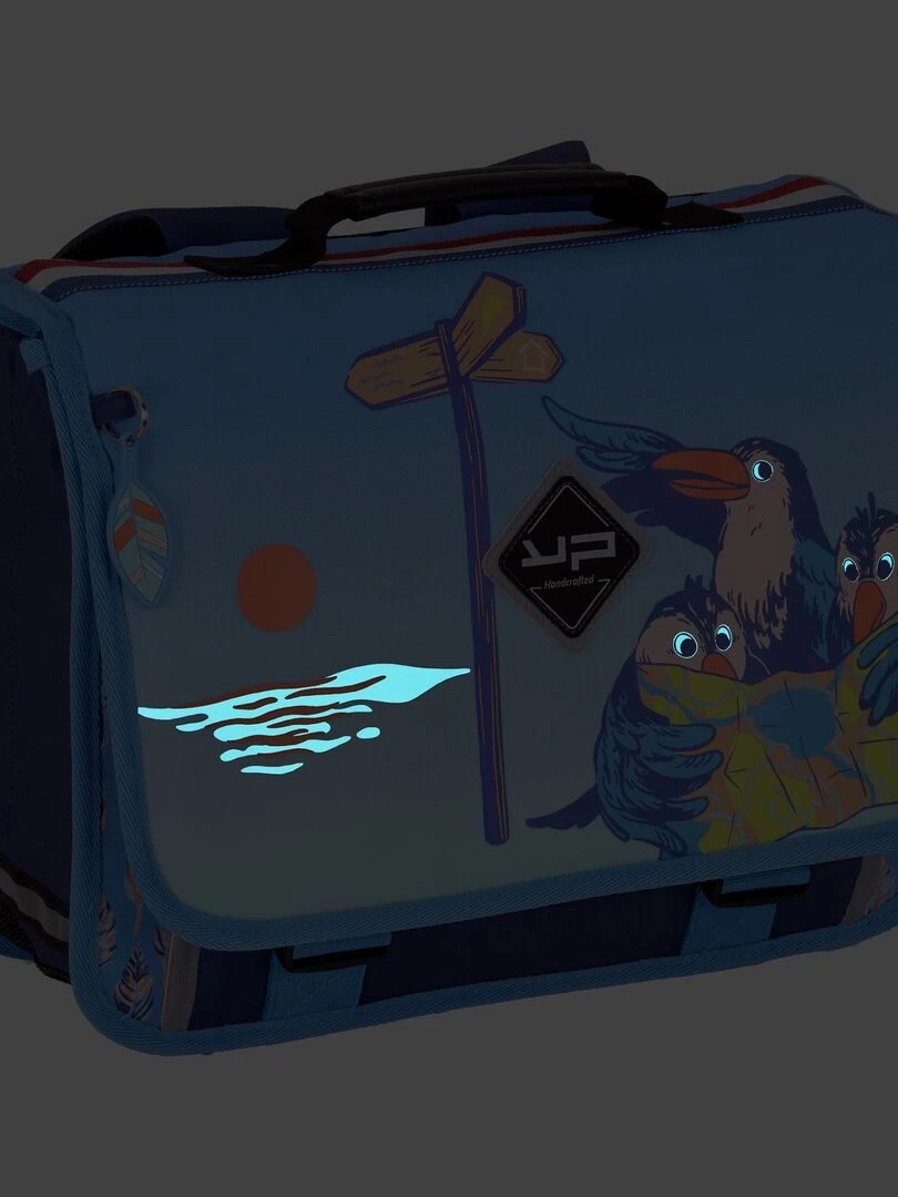 BODYPACK Cartable 38 cm recyclé Famille oiseau   Bleu