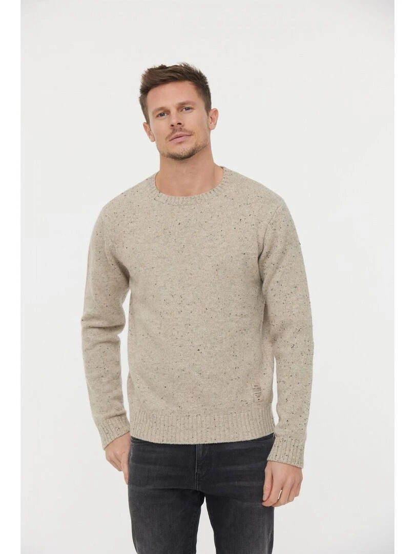 Lee Cooper Pull manches longues laine regular COOLY Beige argile
