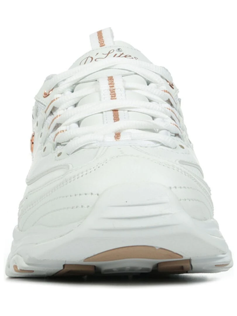 Baskets Skechers D'Lites Fresh Start   Blanc