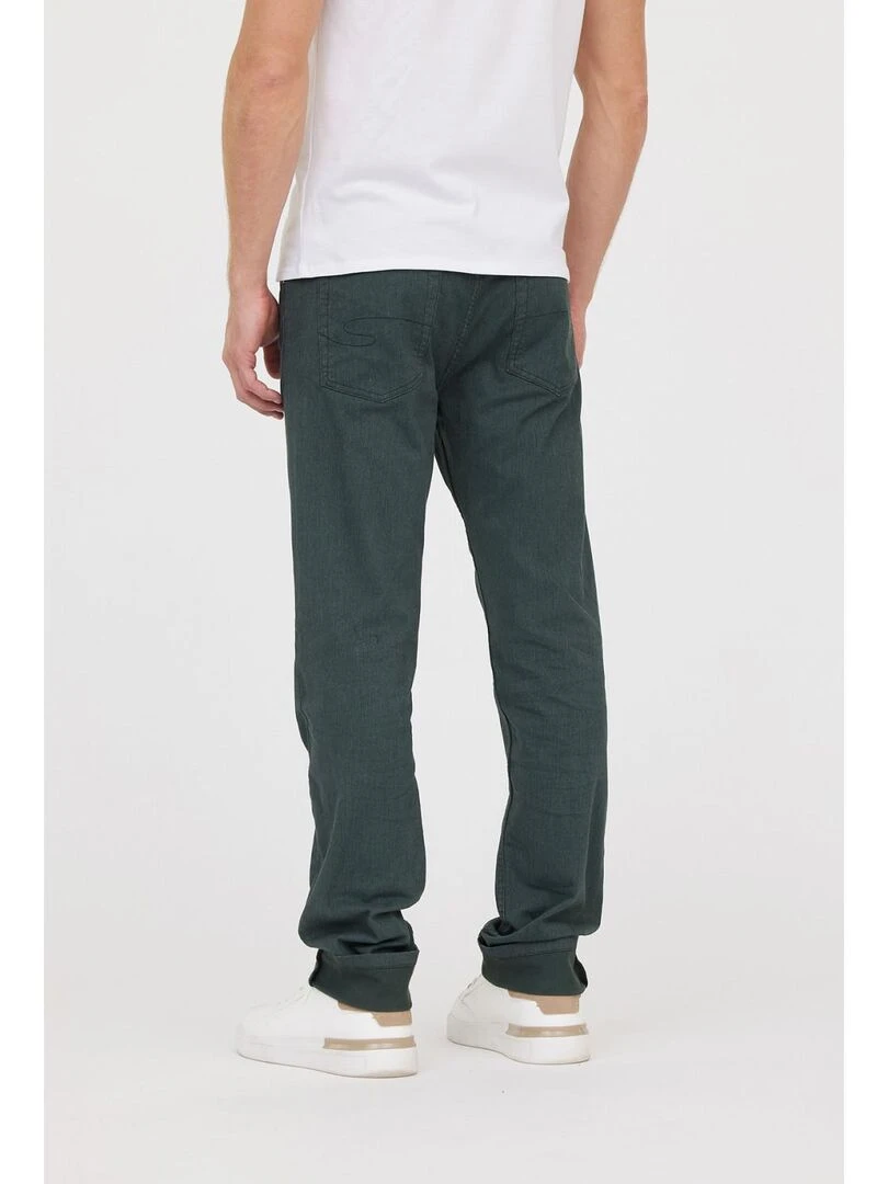 Lee Cooper   Pantalon coton straight LC126ZP 10393   Vert
