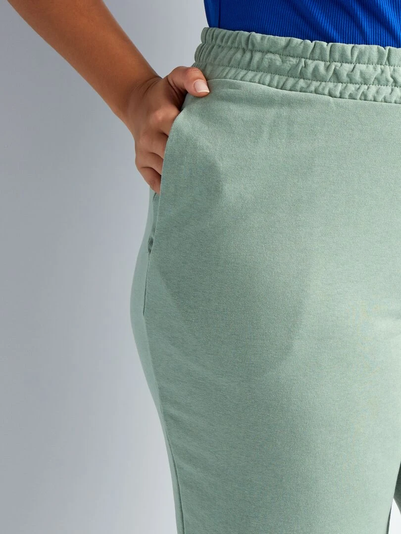 Jogging en molleton   Vert