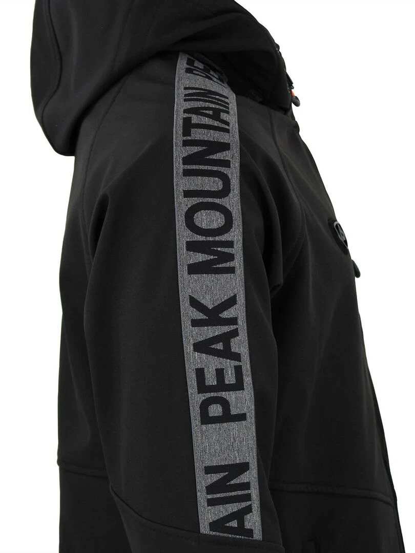 Blouson softshell CARGAN   PEAK MOUNTAIN   Noir Noir