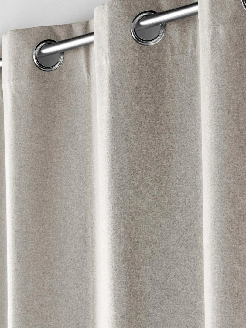 Rideau d'ameublement occultant et isolant   Beige