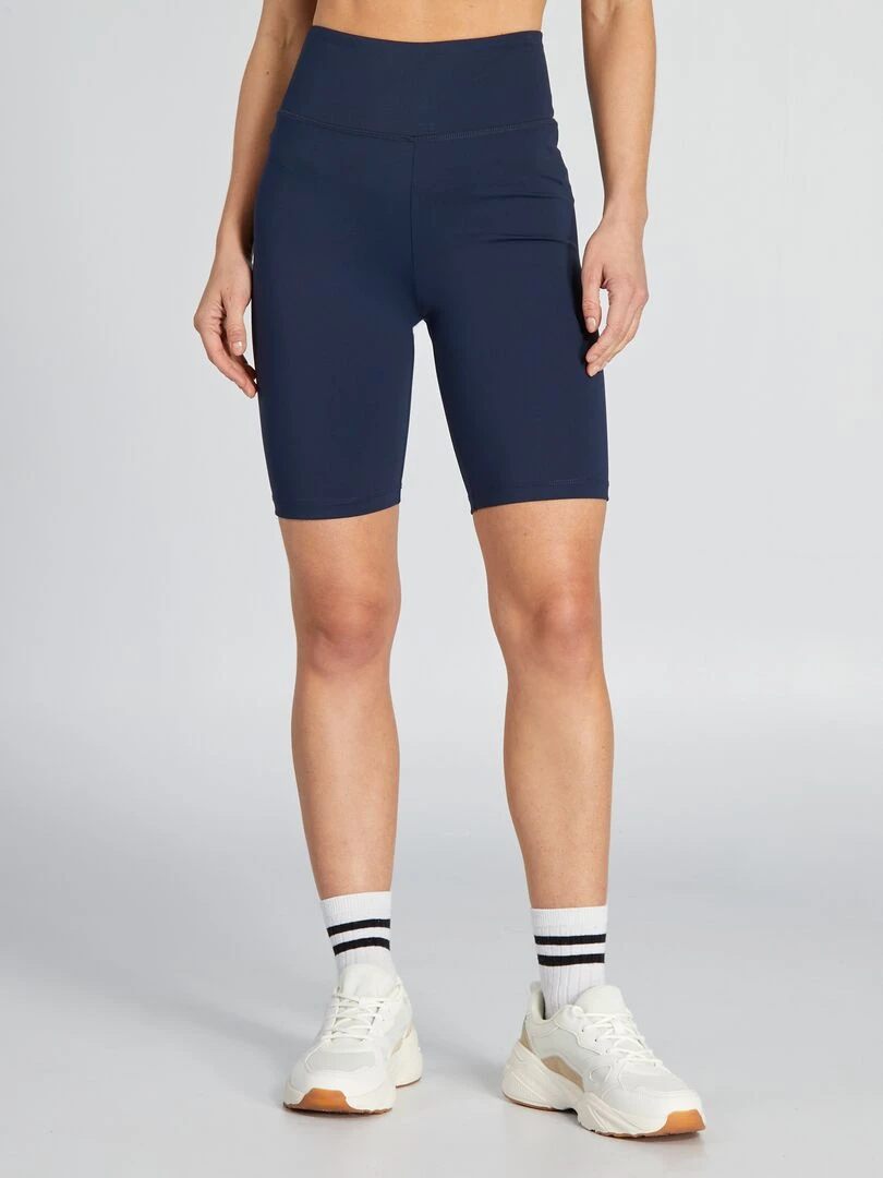 Short cycliste bleu marine
