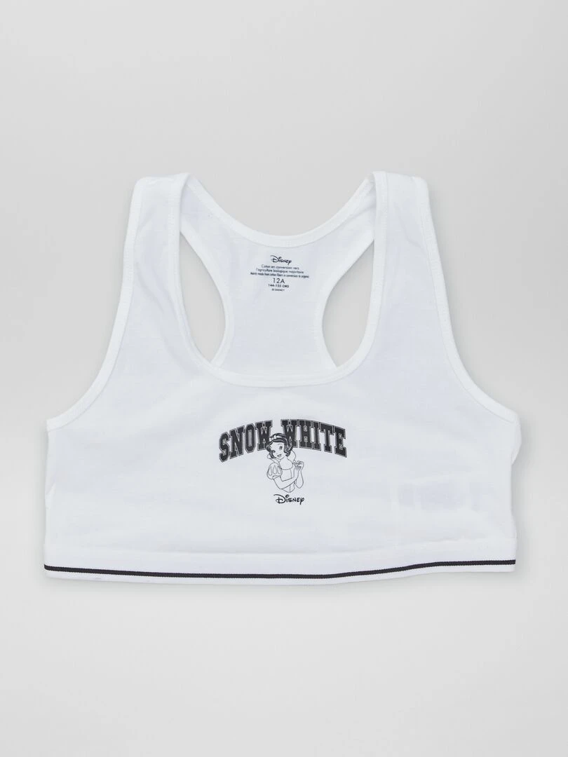 Lot de 2 brassières 'Blanche Neige' Blanc/Gris
