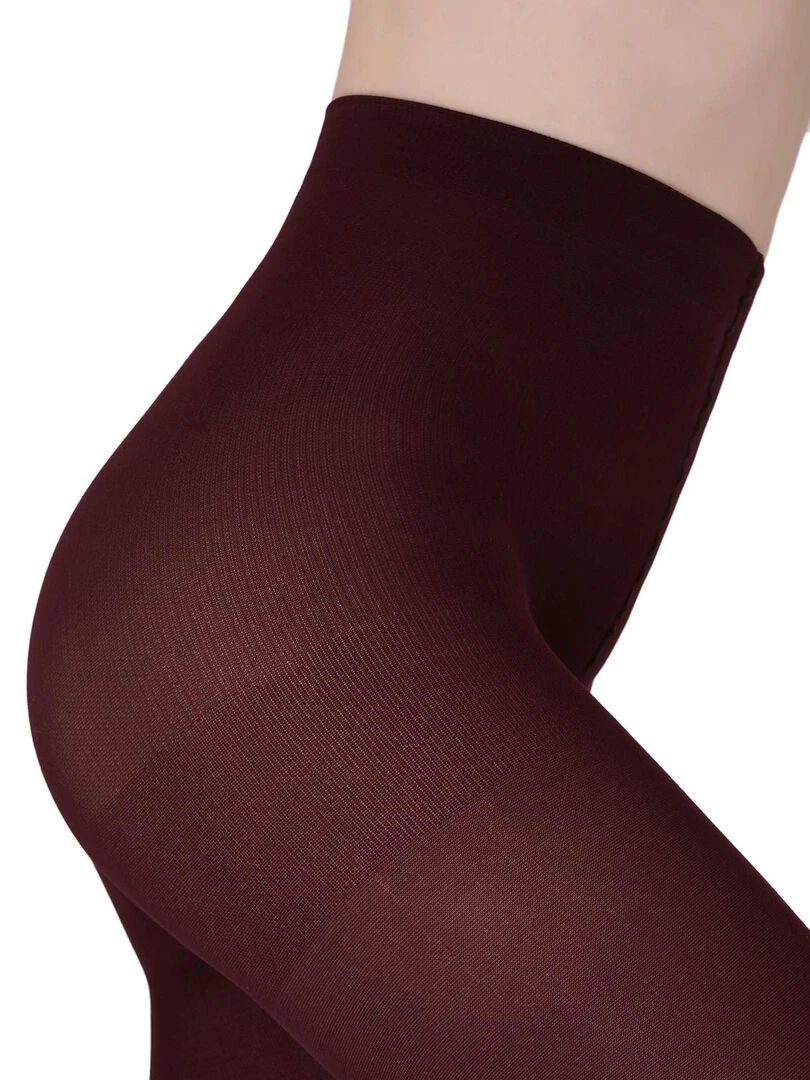 Giulia   Samba 40den (Multipack) Opaque Collant   Bordeaux   XL   Bordeaux