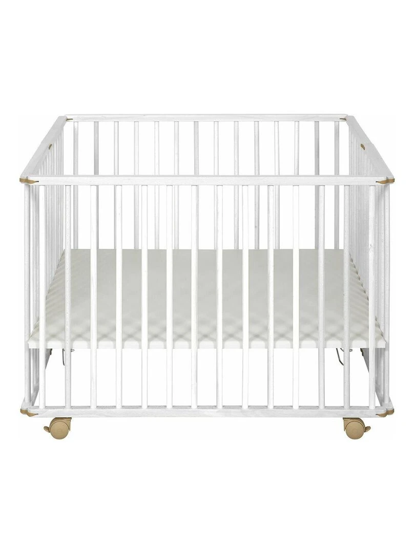 Parc bébé pliant carré Helio AKITEN RETAIL Blanc