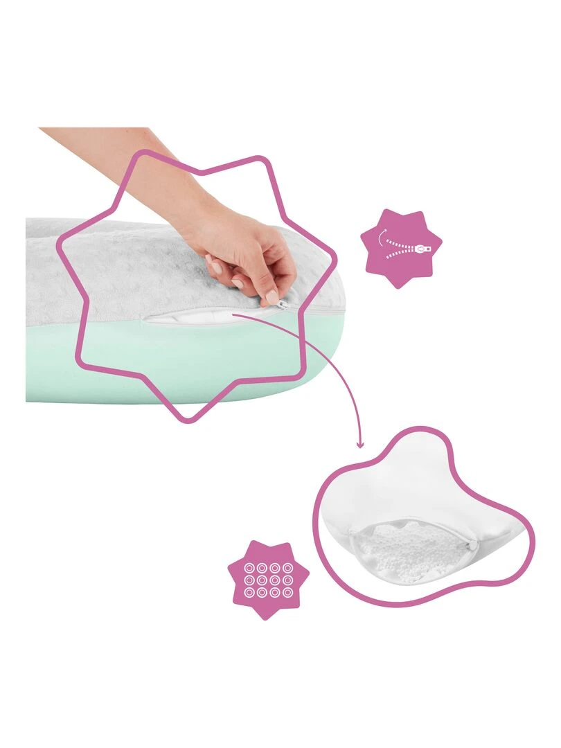 Coussin D'allaitement 'badabulle'   Gris