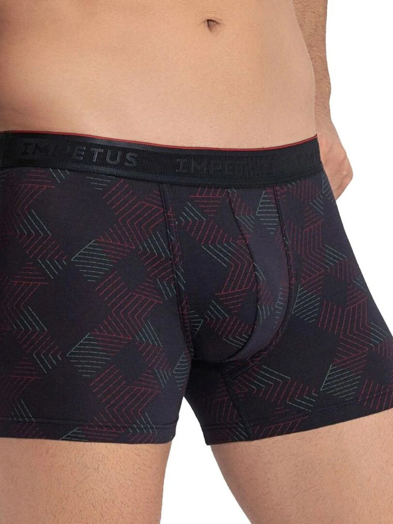 Lot de deux boxers coton et modal Kuriso Bleu