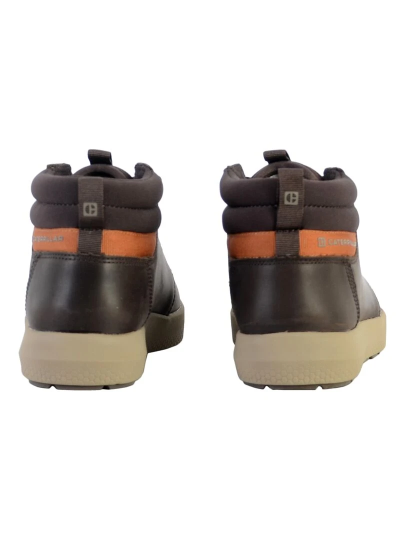 Basket Caterpillar Cuir Proxy Mid   Marron