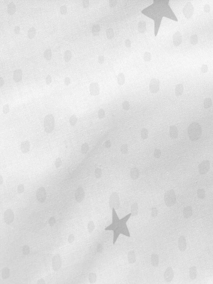 Drap housse Little star "Happyfriday"   Gris