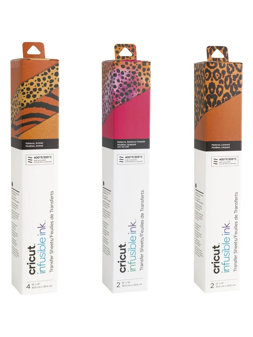 8 Feuilles de transfert Animal Cricut N/A