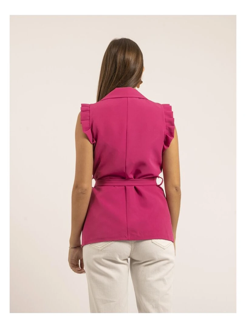 Blazer sans manches UCHENA Rose