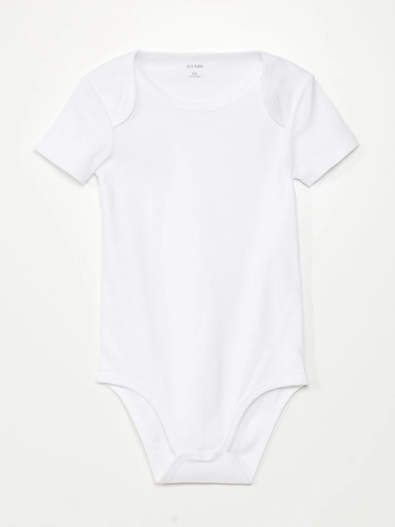Lot de 3 bodies en jersey   So Easy   Verre/blanc/rose