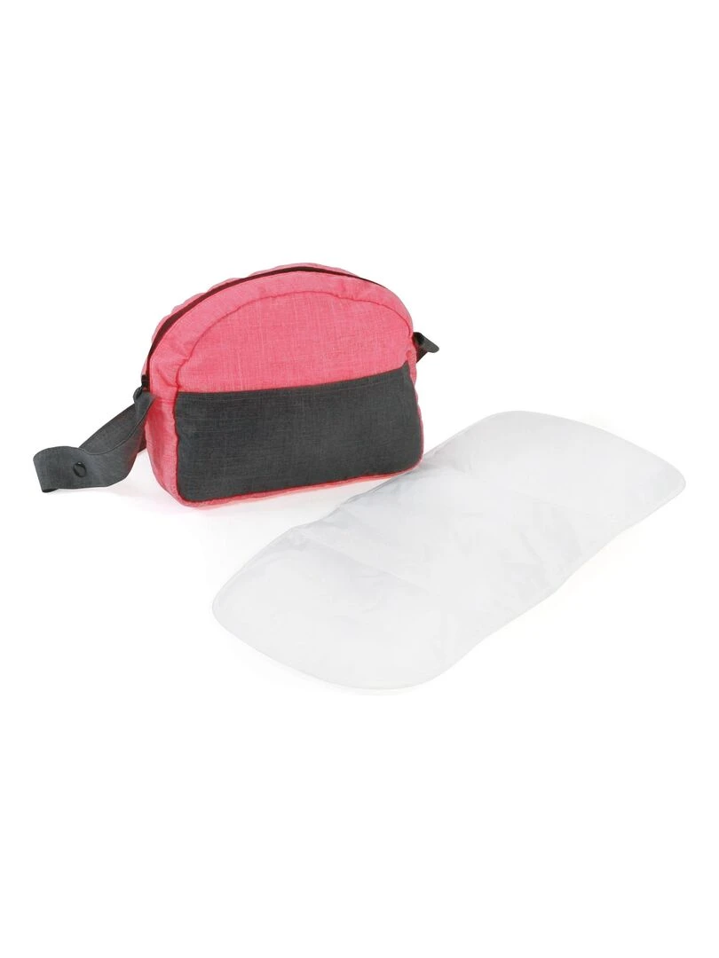 Sac à langer pour poussettes de poupées Mélange anthracite rose N/A
