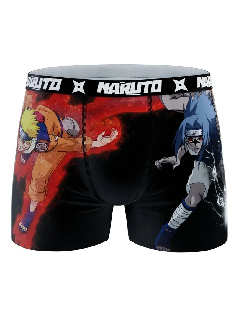 Lot de 6 Boxers homme Naruto Naruto   Noir