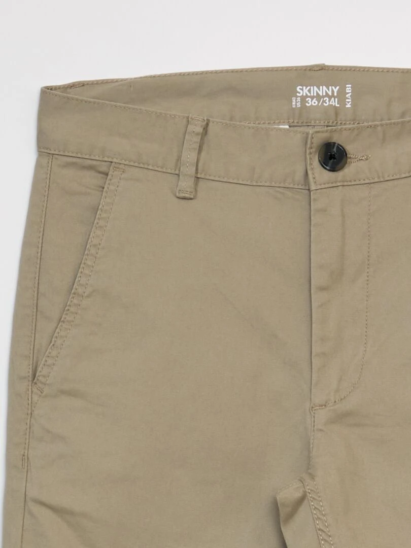 Chino skinny L34   Beige