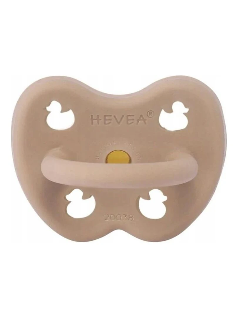 Tétine ronde caoutchouc naturel 3 36 mois Beige Boite unitaire Beige